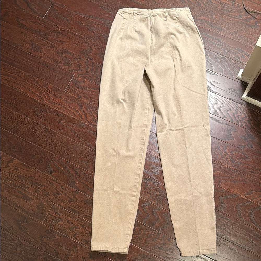 Moda international vintage tan pants size 6 - Picture 4 of 5